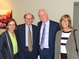 Susan Holden, George, Judge Christian Sande, Judge Jill Flaskamp Halbrooks in October 2016.